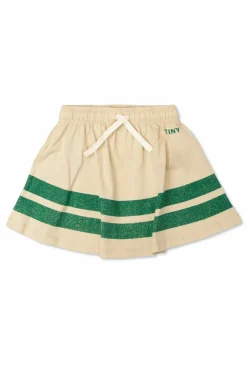 Tinycottons cream Skirt with striped pattern