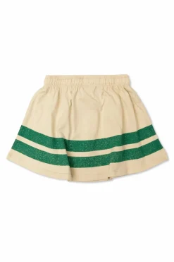Tinycottons cream Skirt with striped pattern