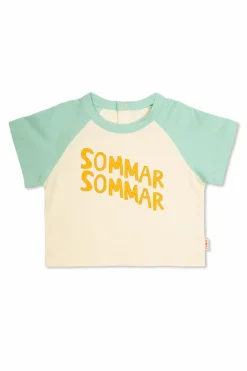 Tinycottons cream T-shirt with print