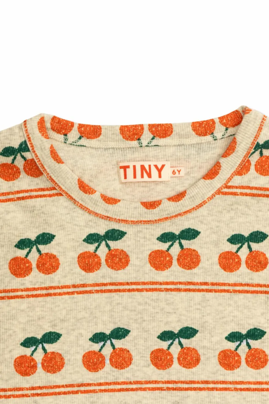 Tinycottons cream T-shirt with a pattern