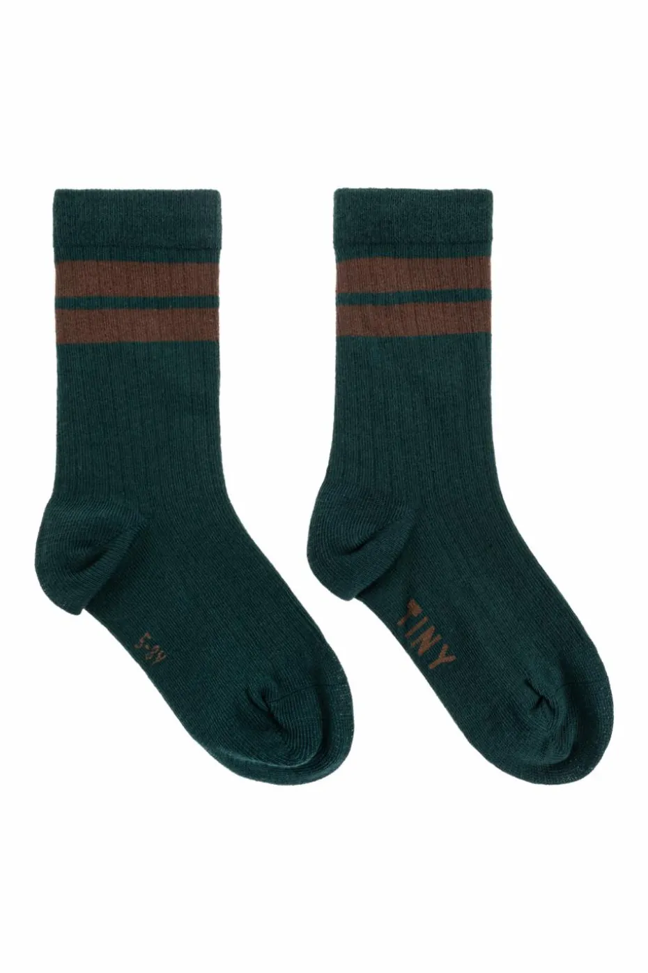 Tinycottons GREEN Socks with logo