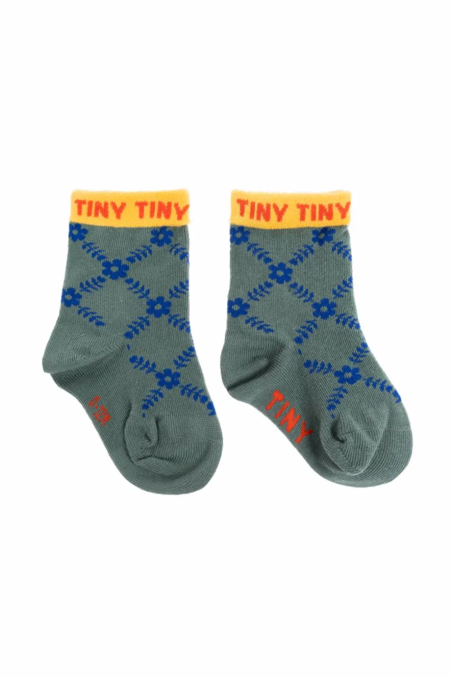 Tinycottons GREEN Socks with logo