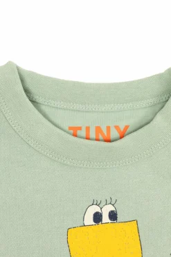 Tinycottons GREEN Sweatshirt with print