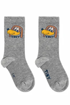 Tinycottons GREY Socks with logo