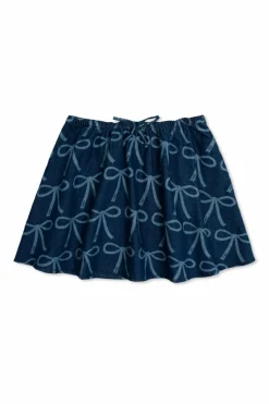Tinycottons NAVY BLUE Skirt with logo