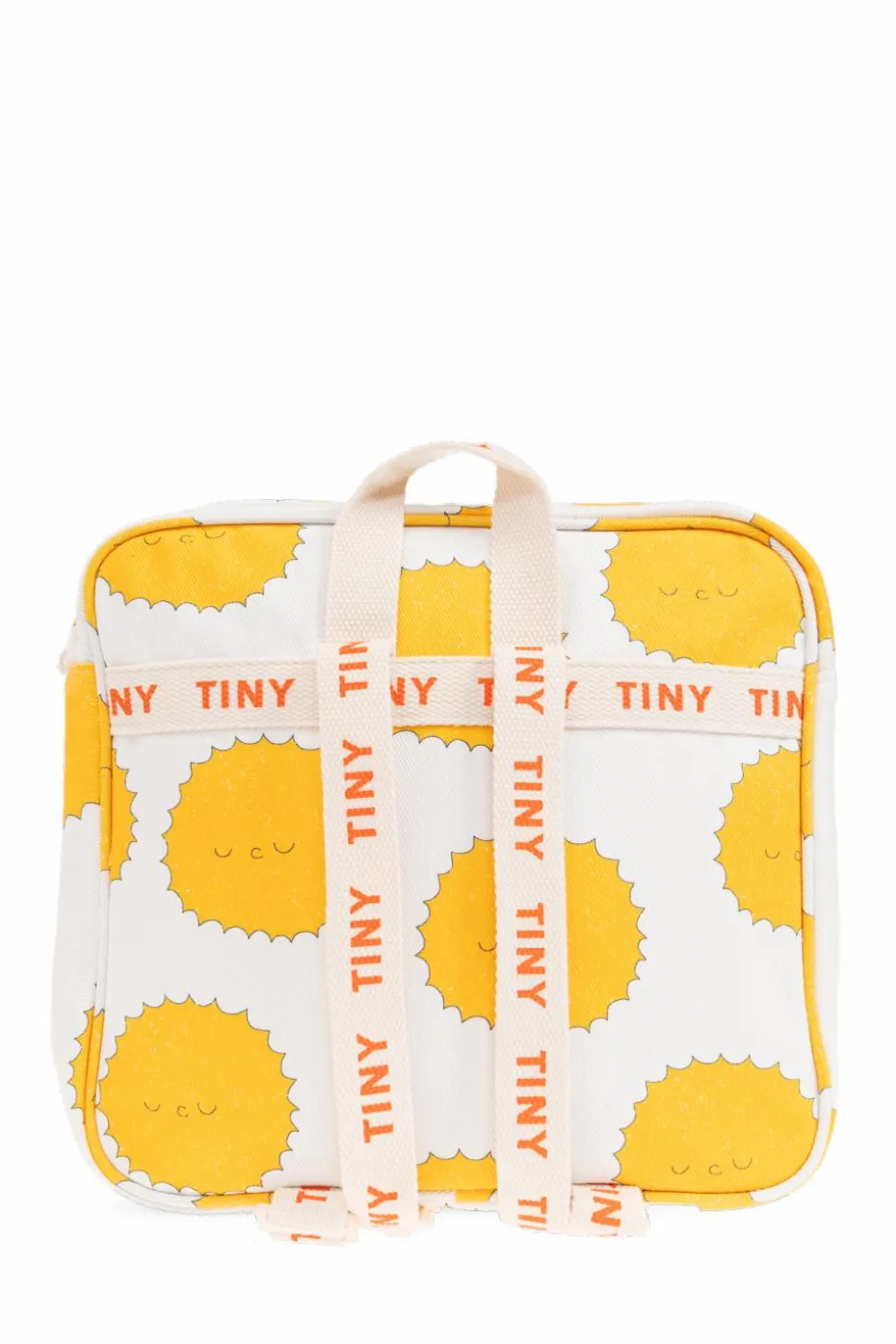 Tinycottons WHITE Backpack with sun motif