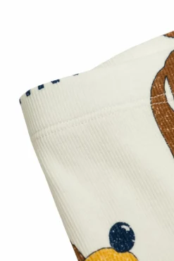 Tinycottons WHITE Printed trousers