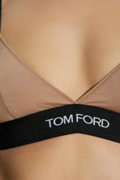 Tom Ford beige Bra with logo