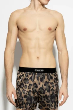 Tom Ford beige Silk lingerie shorts