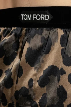 Tom Ford beige Silk lingerie shorts