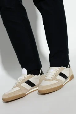 Tom Ford beige Sneakers with logo