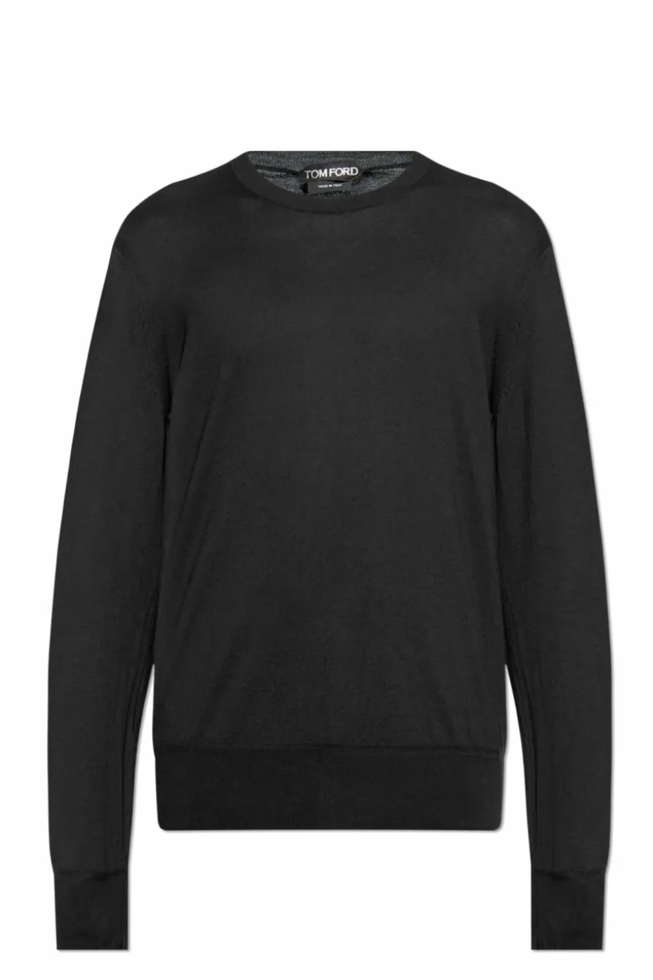 Tom Ford BLACK Cotton sweater with round neckline