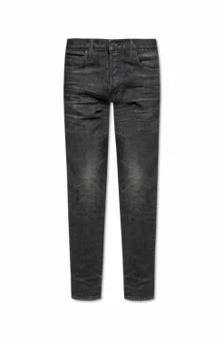 Tom Ford BLACK Jeans with tapered legs