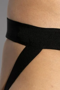 Tom Ford BLACK Jockstrap with logo