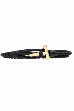 Tom Ford BLACK Leather Bracelet
