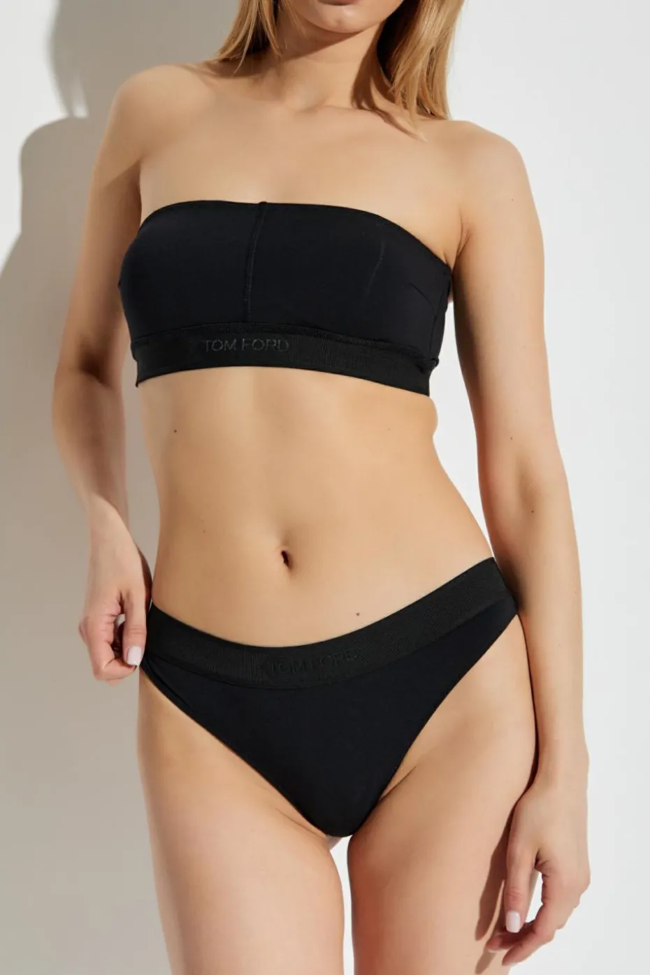 Tom Ford BLACK Lingerie top with logo
