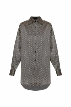 Tom Ford BLACK Polka dot patterned shirt
