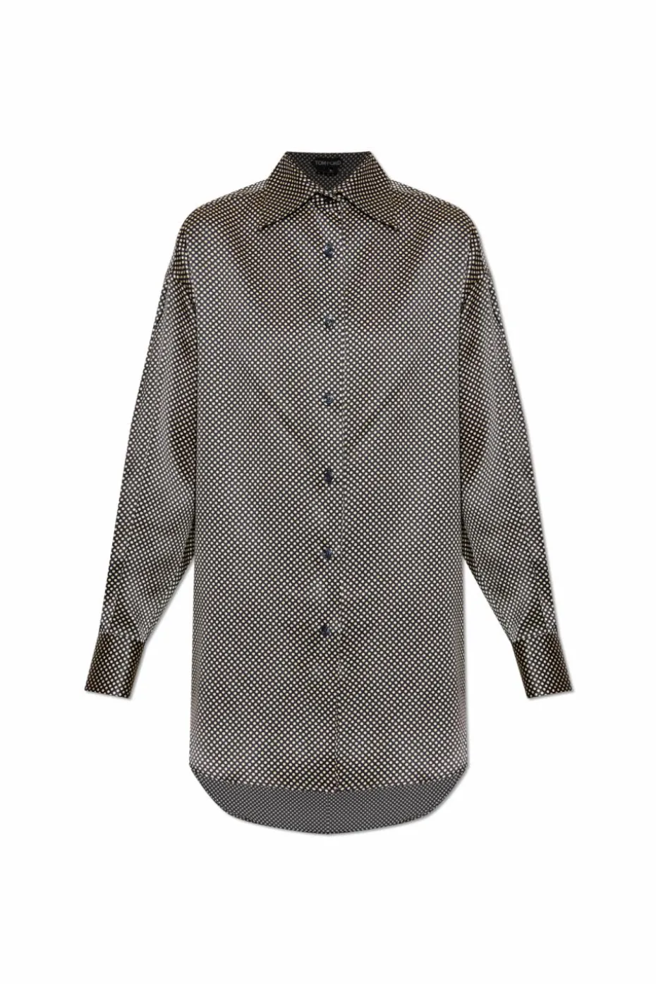 Tom Ford BLACK Polka dot patterned shirt