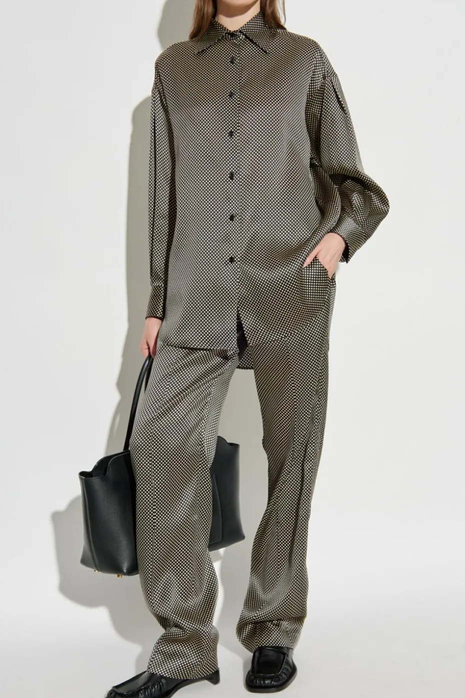 Tom Ford BLACK Polka dot patterned shirt