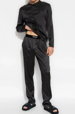 Tom Ford BLACK Silk pyjama top