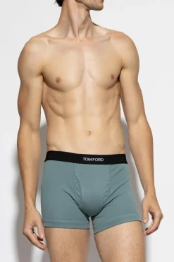 Tom Ford BLUE Boxers with logo