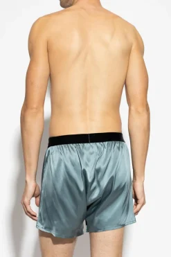 Tom Ford BLUE Boxers with logo