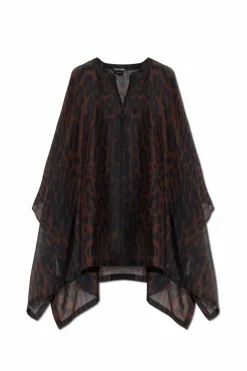 Tom Ford BROWN Animal print dress