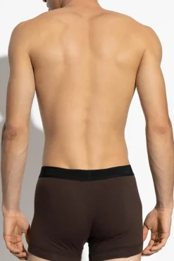 Tom Ford BROWN Boxers with logo