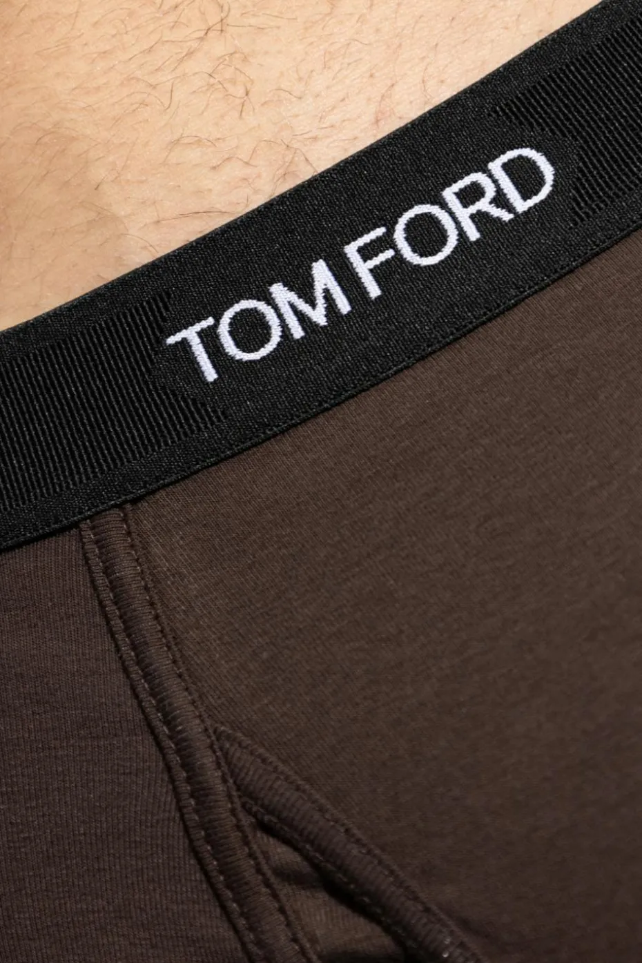 Tom Ford BROWN Boxers with logo