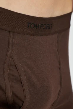 Tom Ford BROWN Boxers with logo