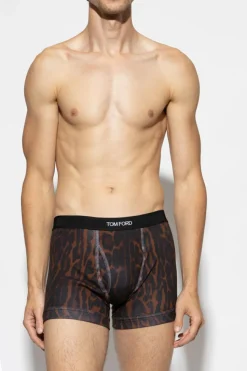 Tom Ford BROWN Boxers with logo