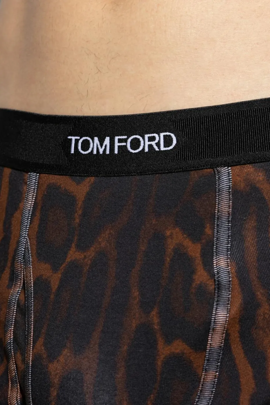 Tom Ford BROWN Boxers with logo