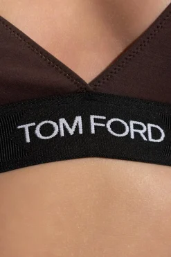 Tom Ford BROWN Bra with logo