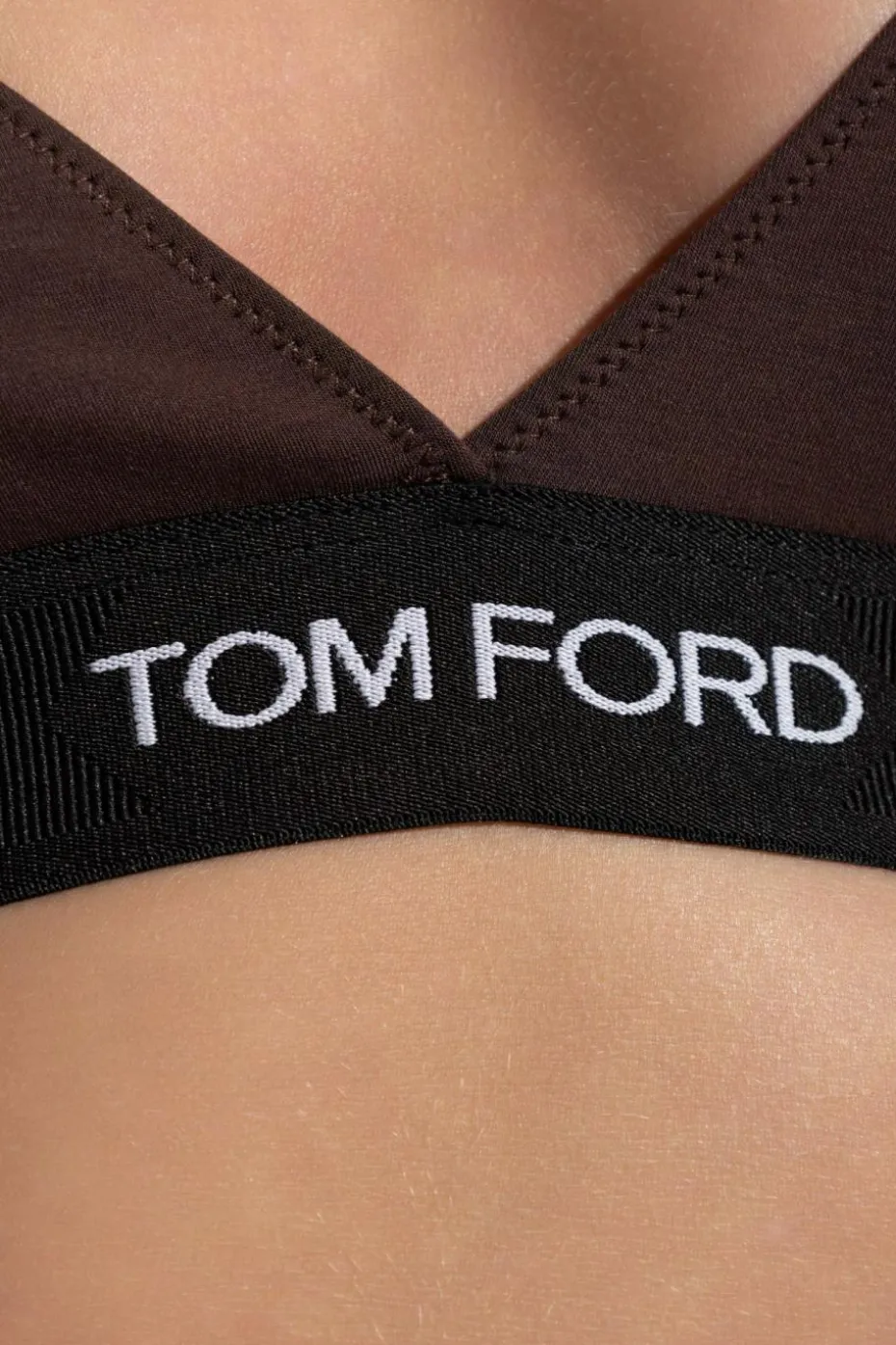 Tom Ford BROWN Bra with logo