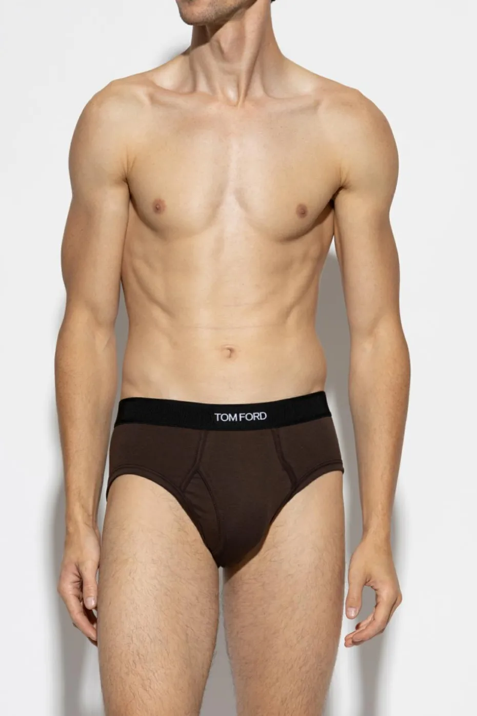 Tom Ford BROWN Briefs with logo