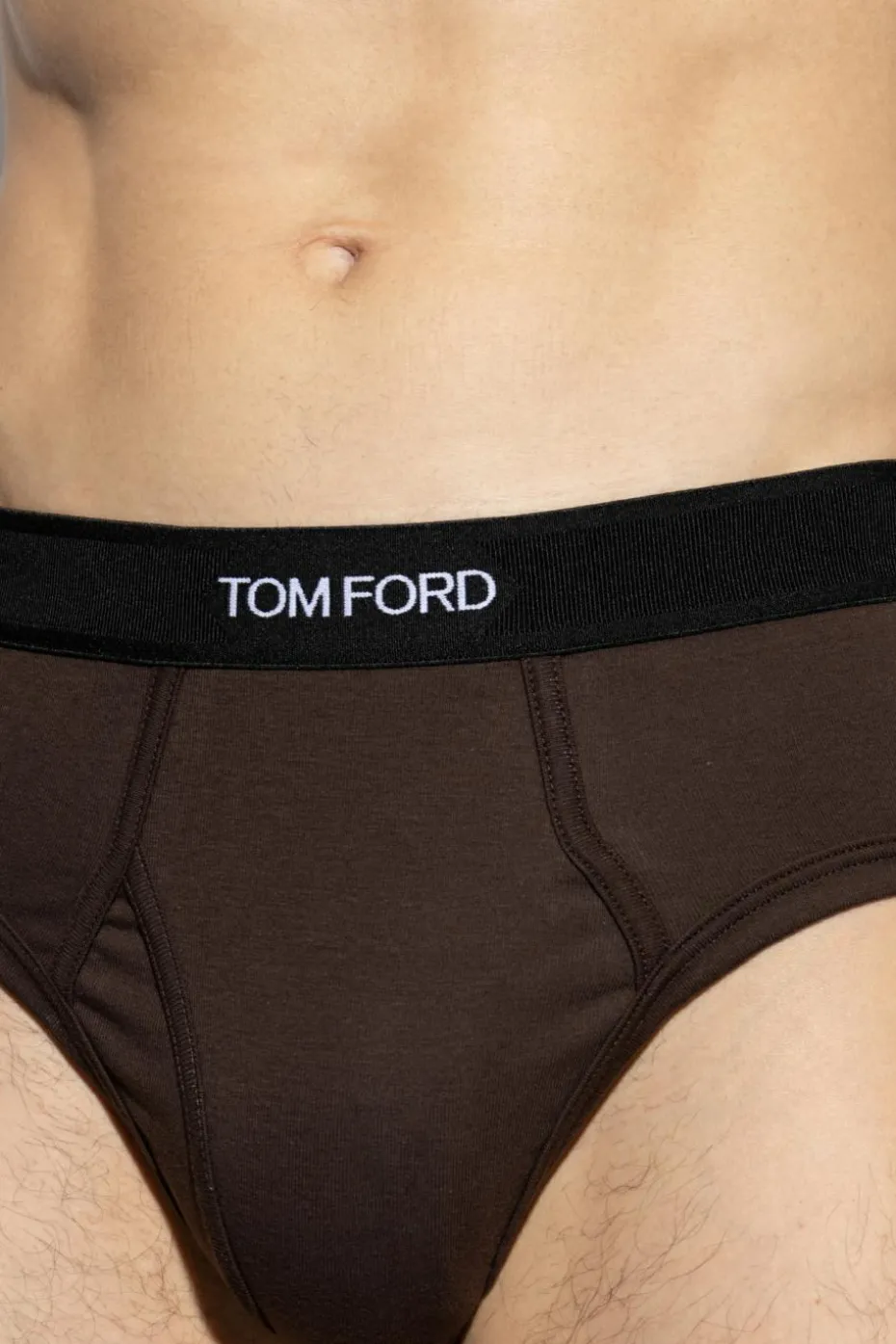 Tom Ford BROWN Briefs with logo