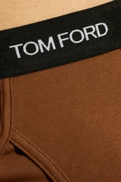 Tom Ford BROWN Briefs with logo