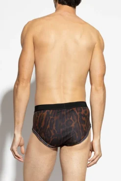 Tom Ford BROWN Briefs with logo