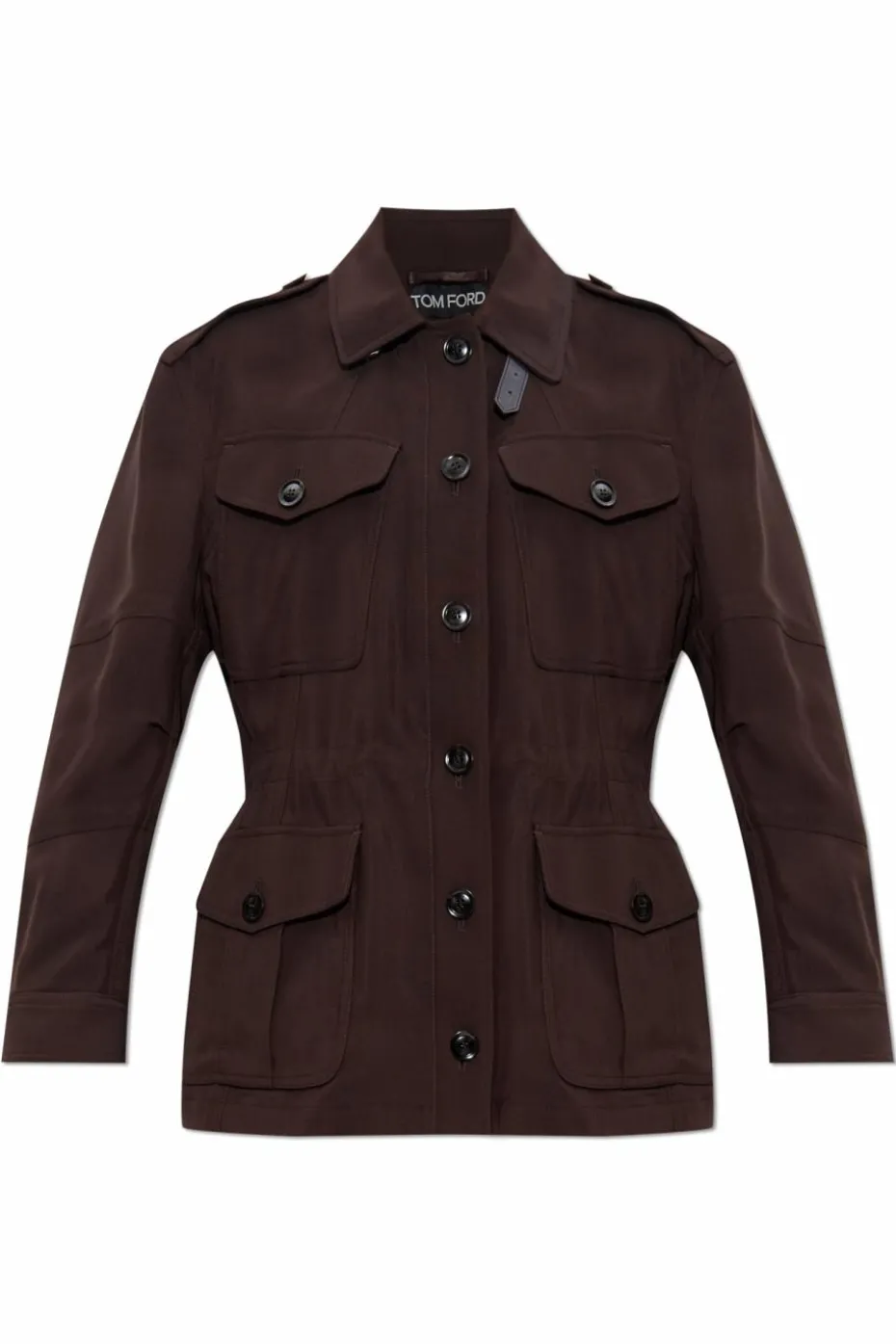Tom Ford BROWN Jacket with epaulettes