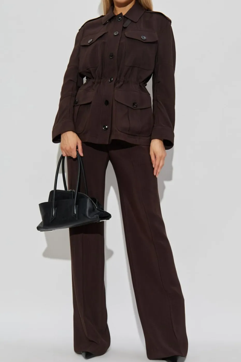 Tom Ford BROWN Jacket with epaulettes