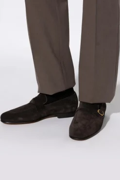 Tom Ford BROWN Suede "loafers" shoes