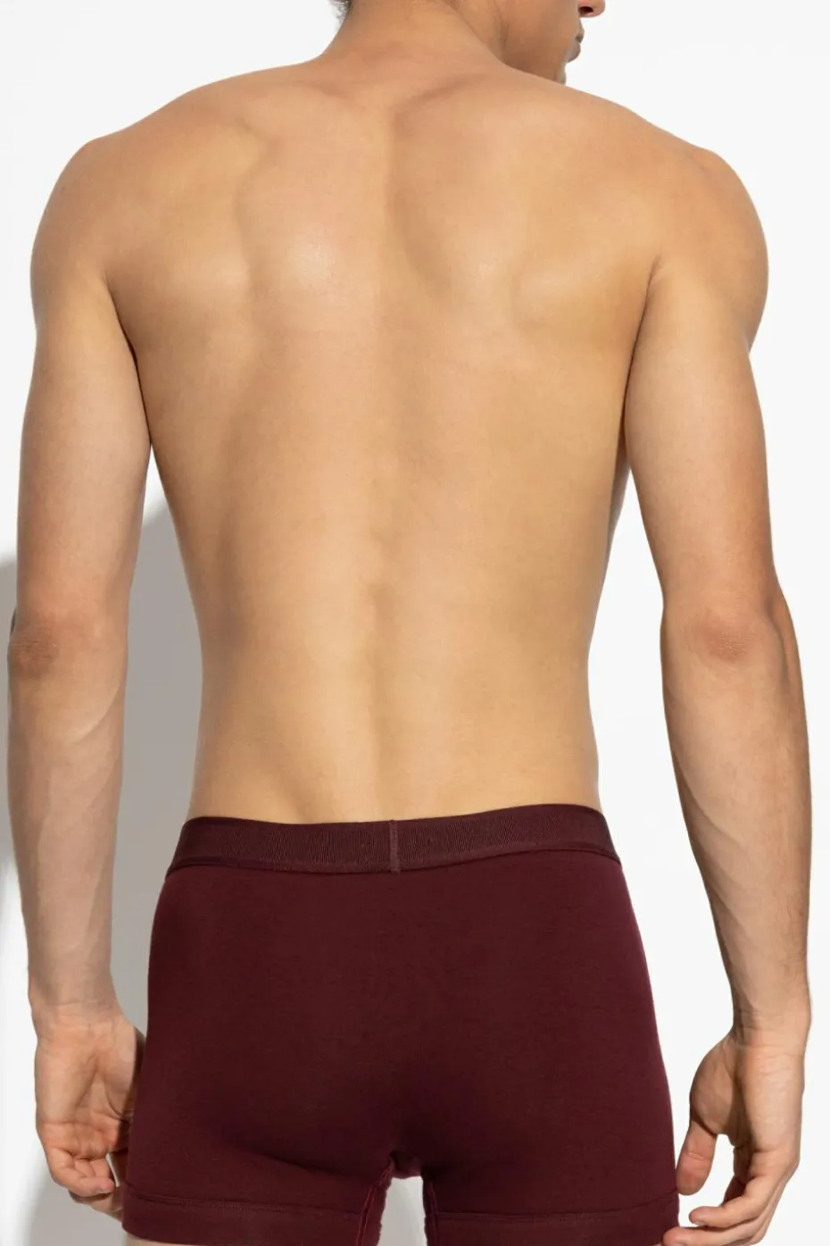 Tom Ford BURGUNDY Boxers with logo