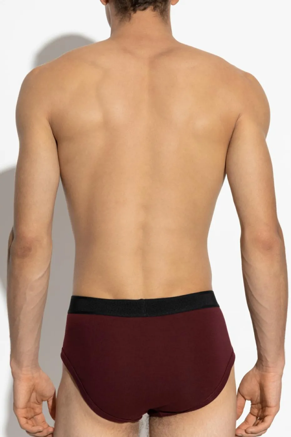 Tom Ford BURGUNDY Briefs with logo