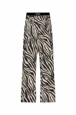 Tom Ford cream Silk lingerie trousers