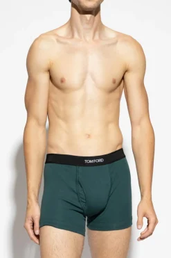 Tom Ford GREEN Boxers with logo