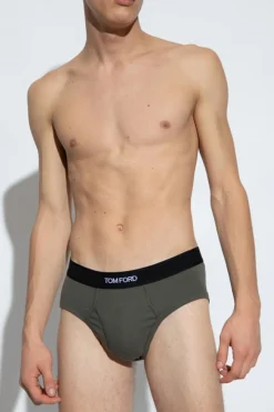 Tom Ford GREEN Briefs with logo