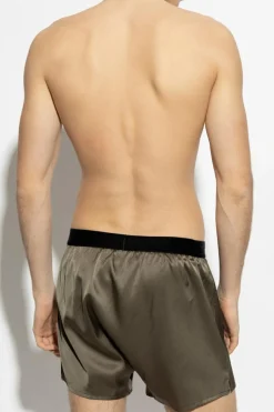 Tom Ford GREEN Silk Lingerie Shorts