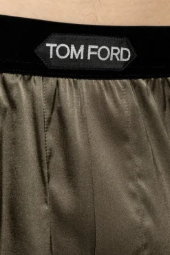 Tom Ford GREEN Silk Lingerie Shorts