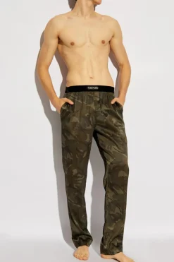 Tom Ford GREEN Silk Pyjama Bottoms
