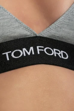 Tom Ford GREY Bra with logo